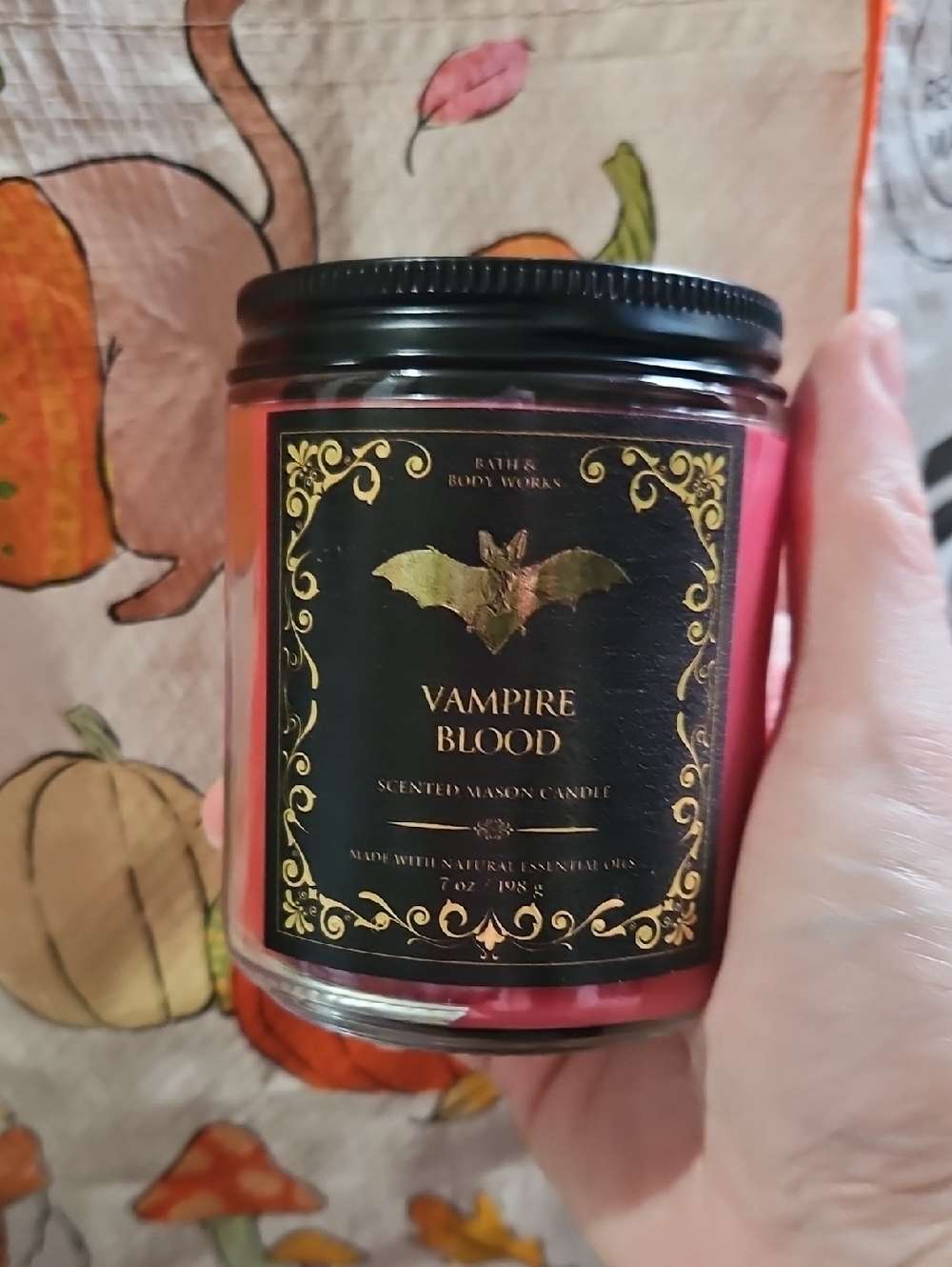 NWT BBW Vampire Blood Single Wick Candle